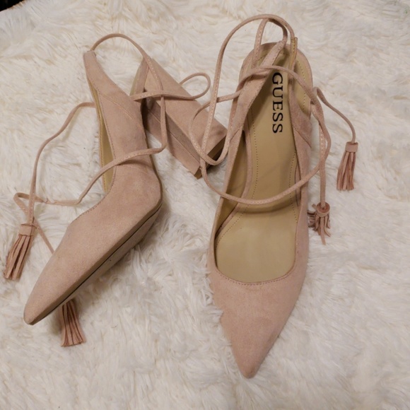 guess block heels